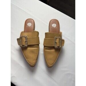 YELLOW BOX  Women's Nikko Camel Slip-On Mules Size 9